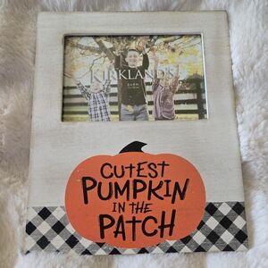 NWT Kirklands Cutest pumpkin in the patch frame